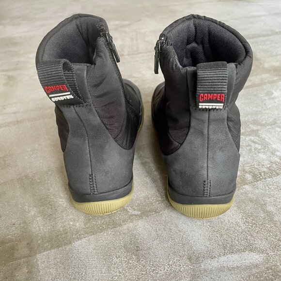 Camper Peu Pista Grey Nubuck and Polyester Ankle Boots for Women - Picture 8 of 9